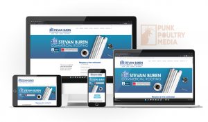 Responsive Website design for Stevan Buren Commercial Roofing