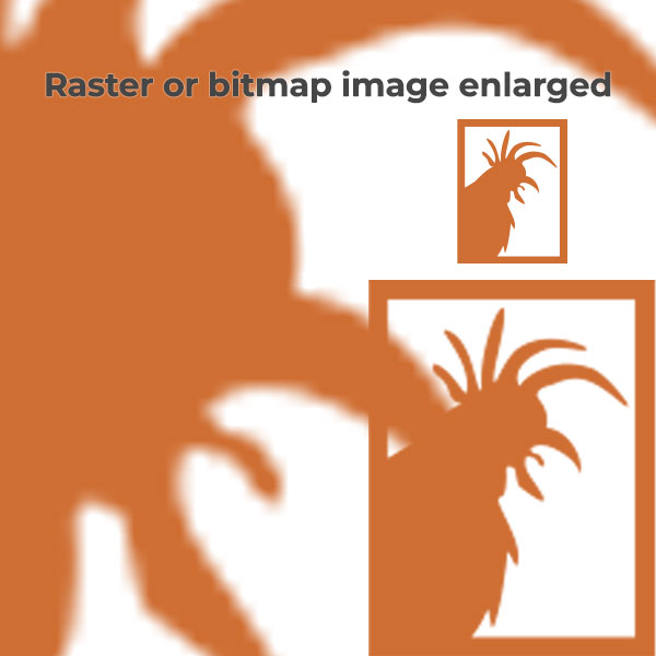 Why do I need a vector logo? Because raster images don't scale well.